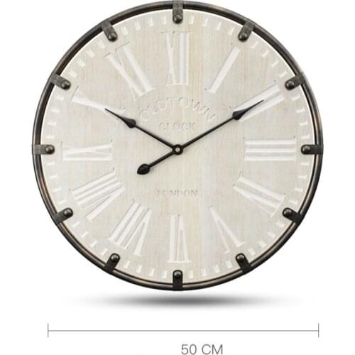 Handmade Oversized Wall Clock 3d Retro Watch Luxury Decorative Art Big Vintage Large Wall Clock On The Wall Best Gift