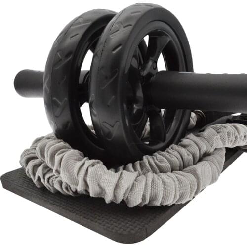 Abdominal Wheel Rope Fitness Resistance Bands Ab Roller Exercise Tubes Practical Training Elastic Yoga Workout