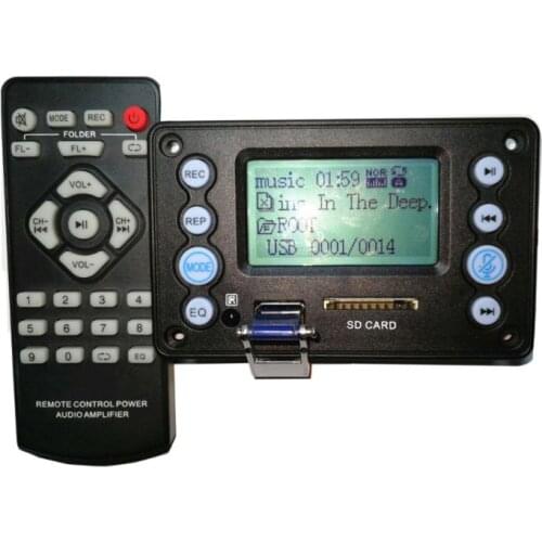 DC 5V 4.0 MIC Recording Port Bluetooth MP3 Decoder Board Module USB SD WAV WMA APE FLAC FM with Remote control