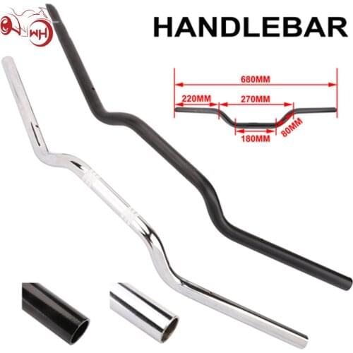 For Harley HONDA YAMAHA Sportster FLHR FLTR XL 883 1200 Chopper Bobber Motorcycle 25mm 1" Handlebar Drag Handle Hand Bar
