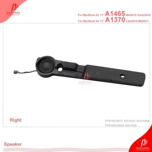 Hanxunda parts replacement speaker left right for MacBook air 11" A1370 A1465 replacement Late2010 to Mid 2015 wholesale