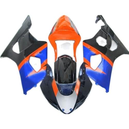 Motorcycle Fairings for SUZUKI GSXR1000 2003 2004 Orange White Black Injection molding fairing kit GSXR 1000 K3 K4 PN234