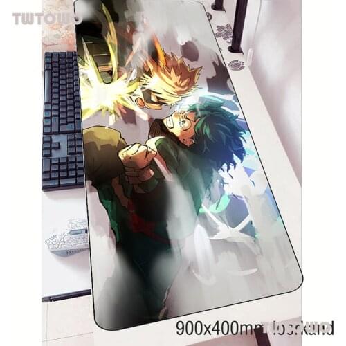 My Hero Academia Mouse Pad Gamer Beautiful 90x40cm Notbook Mouse Mat Gaming Mousepad Present Pad Mouse PC Desk Padmouse Mats