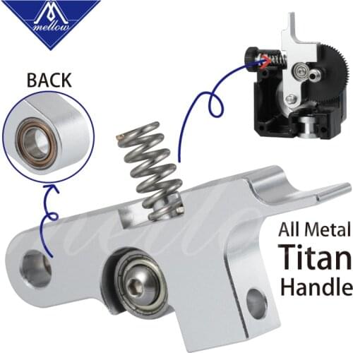 MELLOW 1.75mm Sidewinder x1 SW-X1 Silver Titan Aero Extruder Idler Arm For All Metal Titan Aero Extruder Prusa i3 MK2 MK3