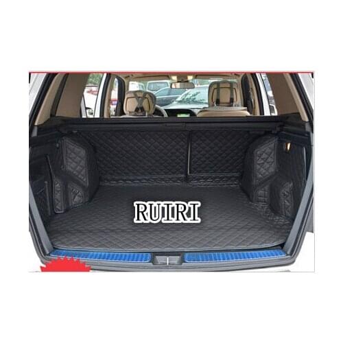 Newly! Special trunk mats for Mercedes Benz GLK Class 2015-2008 waterproof boot carpets cargo liner for GLK 2013,Free shipping