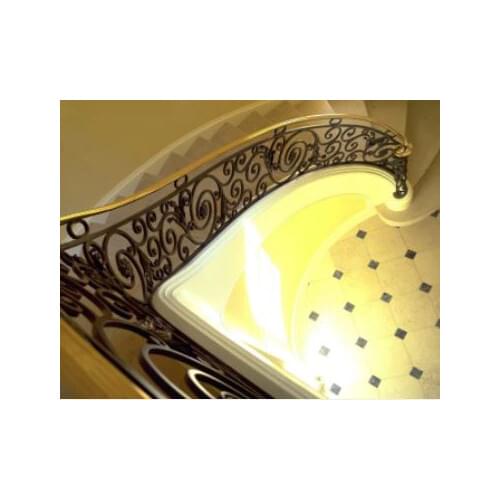 Hench 100% handmade forged custom designs wrought iron railings outdoor