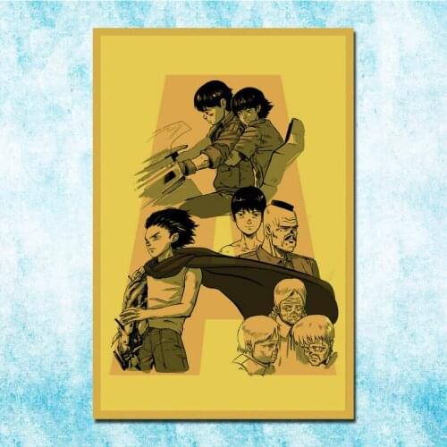 Japanese Anime Movie Akira Poster Art Silk Canvas Retro Print For Home Room Decor-016