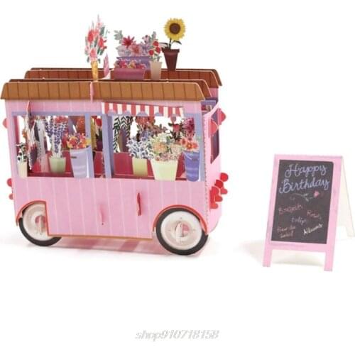 Floats 3D Up Greeting Cards Postcards Invitations Envelope Birthday Party J22 21 Dropshipping