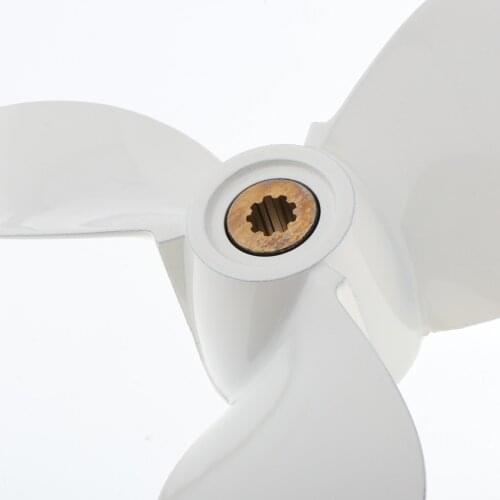 Marine Yacht Propeller 4/5/6 160mm Fit For Yamaha 7 1/2 X 8-BY Durable, White