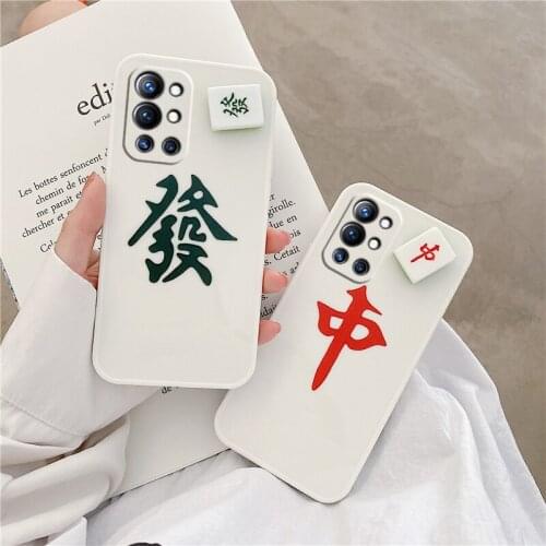 For One Plus 8 8T Chinese Style Phone Case For One Plus 9 Pro 9R Shockproof Soft Silicone Cover Case