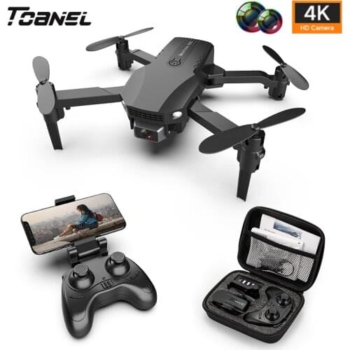 R16 Mini RC Drone 4K HD Dual Camera WiFi Fpv Altitude Maintenance 12 Minutes Battery Life Follow Me Foldable Quadcopter Toy