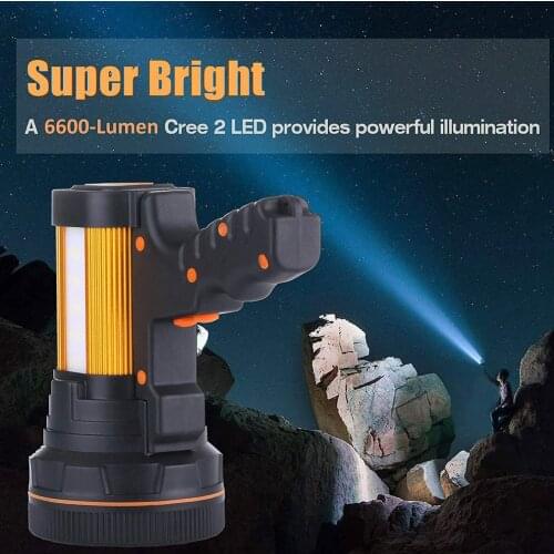 Superbright Tactical Handheld Spotlight Gun Flashlight Rechargeable 18650 Battery Included 3 mode Light USB Power Charger