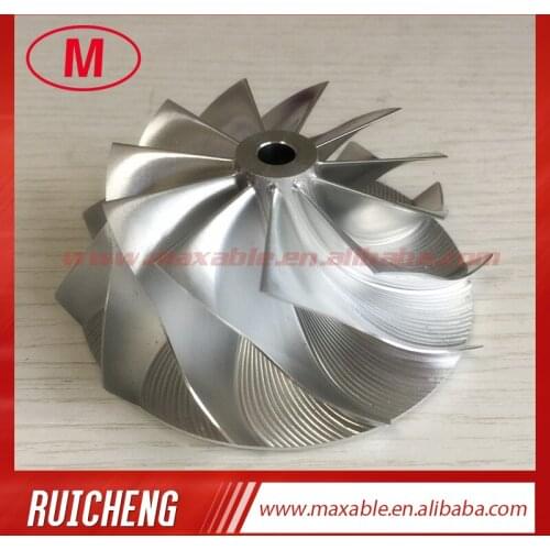 T04B 59.00/76.13mm 409179-0028 11+0 blades high performance turbocharger billet/milling/aluminum 2618 compressor wheel