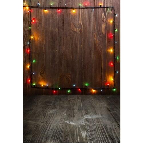 Color light wooden backdrops background vinyl retro birthday photo shooting backdrops for photo studio drops photophone lv-905