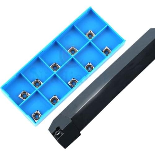 1pc SCGCR0808F06 1010H06 1212H06 High quality CNC lathe turning external turning toolholder+CCGT CCMT Hard alloy Cutting inserts