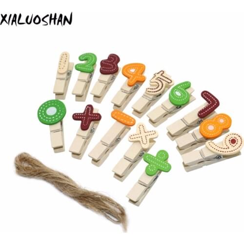 XIALUOSHAN Wooden Paper Clips