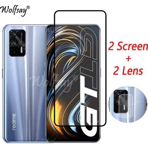 Full Cover Tempered Glass For Oppo Realme GT 5G Screen Protector For Oppo Realme GT 5G Camera Glass For Realme GT 5G Glass 6.43"