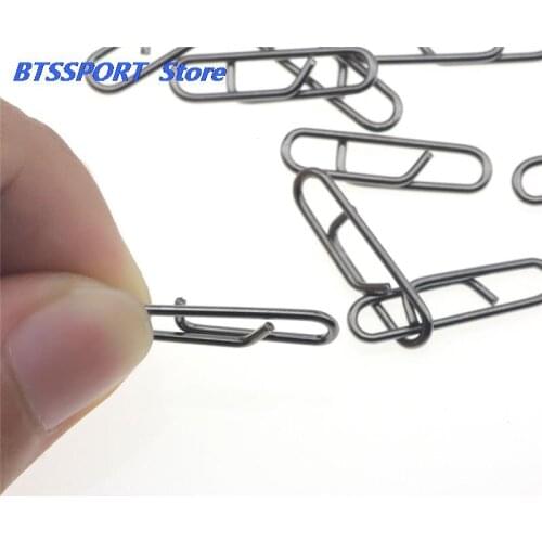 2021 NEW 50Pcs Powerful Fast Link Clip Snap Fishing Tackle Quick Change Lead Links Clips Interlock Accessories Wholesale