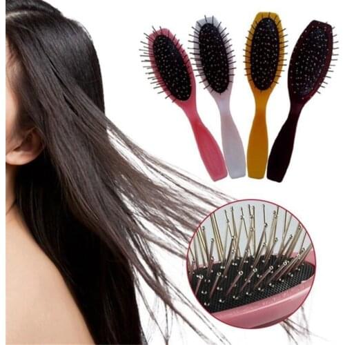 1PC New Salon Detangling Hair Comb For Women Men Hair Bush Wet Dry Bristles Plastic Handle Hair Brushes Combs Hot Selling