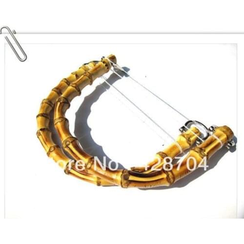 10 Pairs of Burnt Bamboo Handles in 6 1/2inches