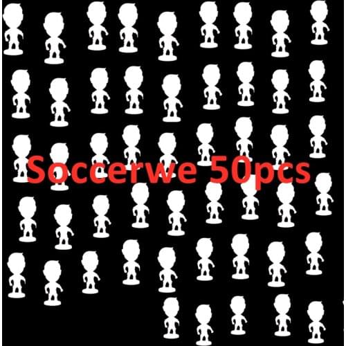 Soccerwe 6.5cm Height Soccer Cartoon Star Dolls Messi Arnold Di Maria Ronaldo Alisson Henderson Odegaard Mane Wholesale Figures