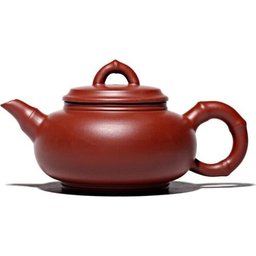 150ml country artist Handmade Purple da hongpao Clay teapot yixing zisha hu Teapot Chinese kungfu china Tea Set Drinkware