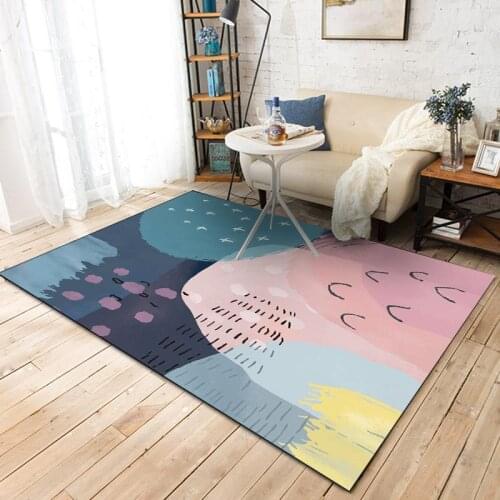 35 Minimalist Carpets For Living Room Home Bedroom Colorful Geometric Watercolor Coffee Table Area Rugs Kids Play Floor Mats