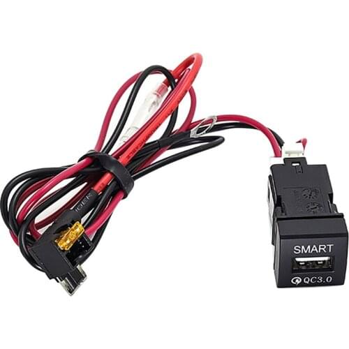 Car USB Charger QC3.0 Car Charger USB Port for Toyota Ralink 2019