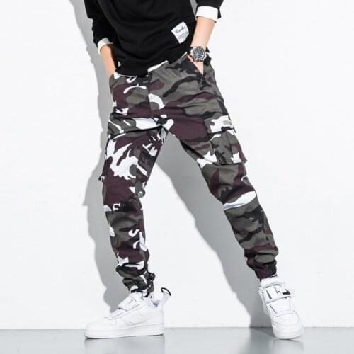 Spring Autumn Camouflage Overalls Men Outdoor Pant Casual Loose Sweat Pants Men Cotton Trouser Big Size 8Xl Small Feet Trousers