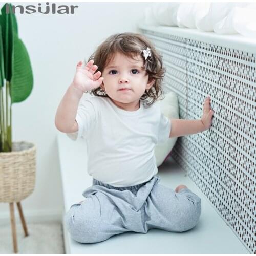 Baby Big Ass Pants Spring And Autumn Womens Treasure Wear Fat Baby PP Pants Thin Girl Solid Color Not To Strangle The Stomach