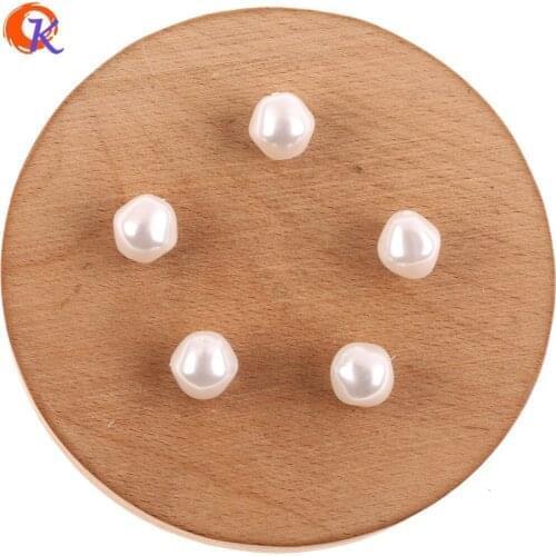 Cordial Design 300Pcs 12*12MM Acrylic Beads/Imitation Pearl Bead/Jewelry Accessories/Hand Made/DIY Beads Making/Earring Findings