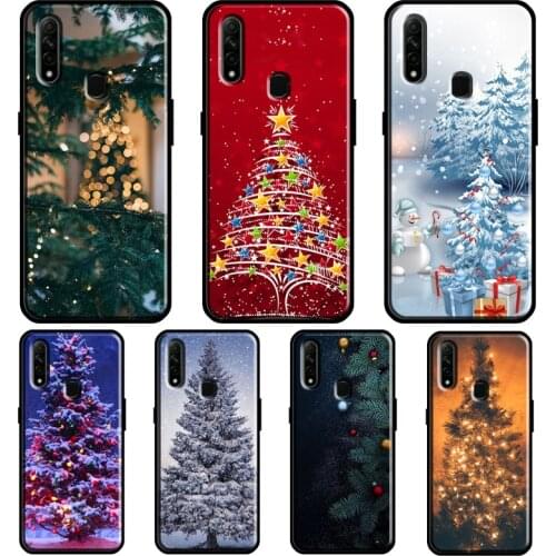 Merry Christmas Tree For OPPO A15 A1K A3S A5S A52 A72 A91 A83 A93 Find X3 Pro Reno 2 Z A5 A9 A31 A53 2020 Case