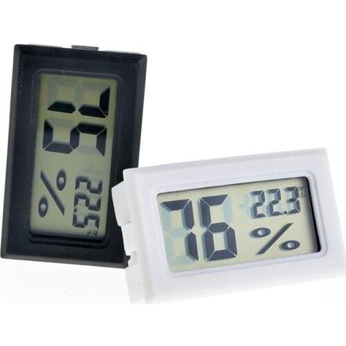 Black/white FY-11 Mini Digital LCD Environment Thermometer Hygrometer Humidity Temperature Meter In room refrigerator icebox#635
