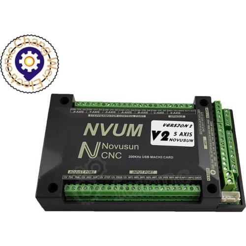 NVUM CNC motion controller NVUMV2.1 upgrade 3 axis 4 axis 5 axis 6 axis mach3 control card USB interface control card