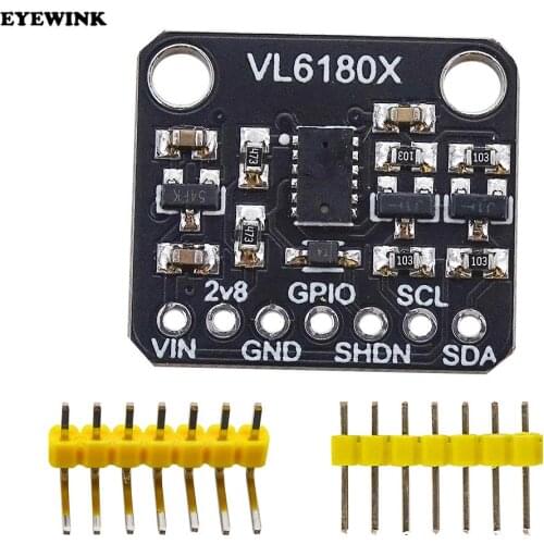 VL6180 VL6180X Range Finder Optical Ranging Sensor Module for Arduino I2C Interface 3.3V 5V IR Emitter Ambient Light TOF