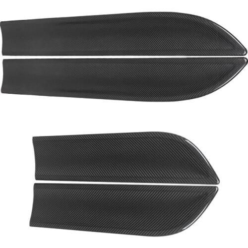 For Porsche Macan Genuine Carbon Fibe Car Body Door Pannel Decorative Frame Cover Sticker Trim Kit Car Accessories 4PCS 2014- up