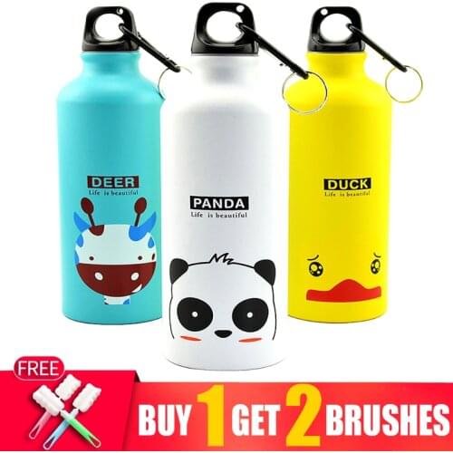 500ml My Travel Climbing Kitchen Leak-proof Herbalife Water Bottle Outdoor Sport Camping Lemon aluminum Bottles Gourde Drinkware