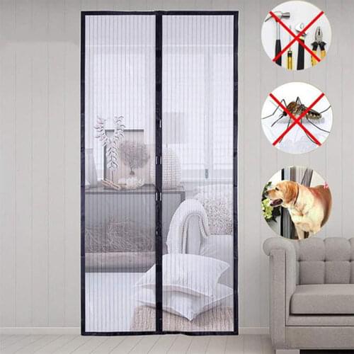 Magnetic Door Curtains Insect Patio Soft Yarn Durable Anti-Mosquito Mesh Quality Window Insect Screen Fly Anti-Insect