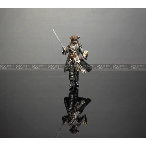 1/64 Scale Resin Die-cast Movie Character Pirate Captain Model Ornaments Doll Model Scene Layout Collection Decoration Toys