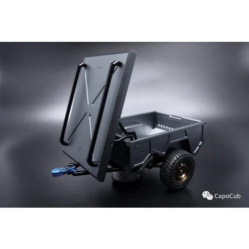 Metal rear trailer for CAPO CUB1 1/18 rc car parts