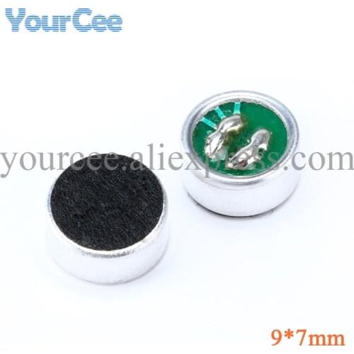 50 pcs 9*7mm Capacitive Electret Microphone Pick-Up Sensitivity 52DB Electret Condenser MIC Pickup