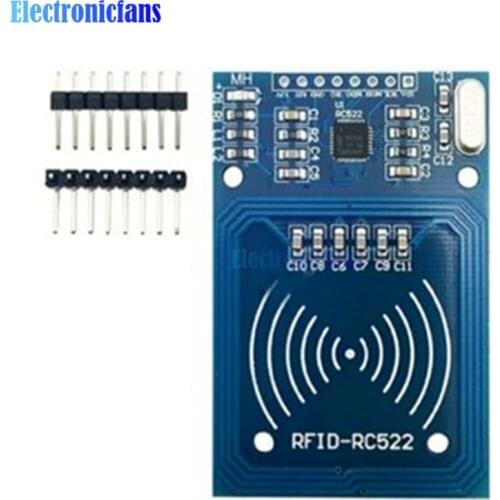 13.56MHz RFID Module For Arduino MF RC522 RC-522 Reader Writer Sensor Card Module I2C Interface 2 Pins 3.3V DC