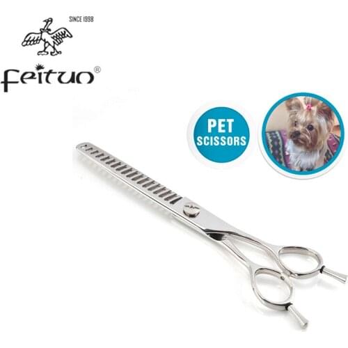 7 inch Professional Pet Hair Thinning Scissors Shears Sharp Stainless Steel Blade Dog Grooming Scissors for Pets