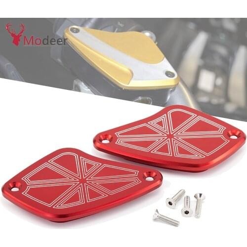 Pair CNC Motorcycle Accessories For Ducati Diavel 2011-2018 X Diavel/S 2016-2019 Front Brake Clutch Fluid Reservoir Cover Caps