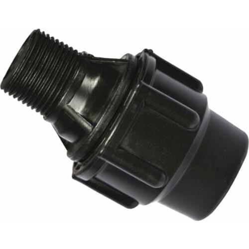 Plastic PE water pipe quick connection female thread 1/2" 3/4" outer wire direct quick connection 20mm 25mm 32mm 40mm 50mm 63mm