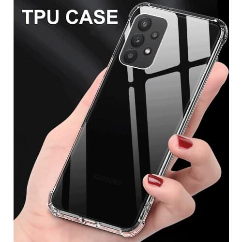 Clear Airbag soft Case For Samsung Galaxy A72 A52 A42 A32 F62 M62 5G Simplicity Phone Protector Case For Samsung Galaxy A72 A52