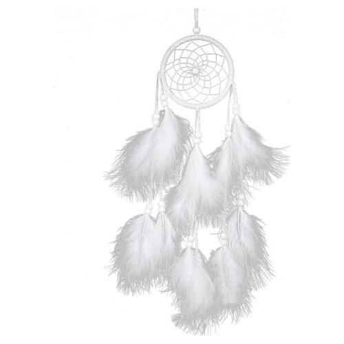 Modern Big White Dream Repellent Dream Catcher 55cm trinket baratija حلية орнаментальный