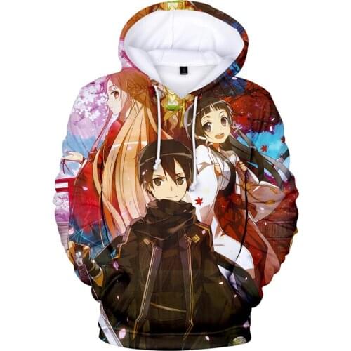 Warm Leuke Alicization Hoodies Kids Sweatshirt Hoge Kwaliteit Harajuku Mannen jongen meisje 3D Hooded Creatieve Pers Game