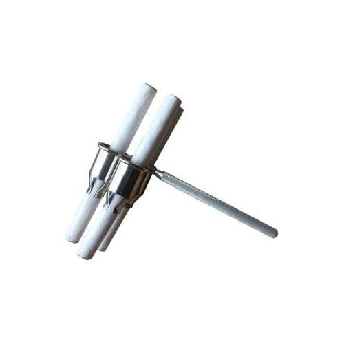 Three holes with warm moxibustion moxibustion box suspended moxibustion with coarse article ai clamp frame instrument three mile