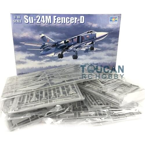 Trumpeter 02835 1/48 Warplane Russian Su-24M Fencer-D Bomber Aircraft Model TH05502-SMT6